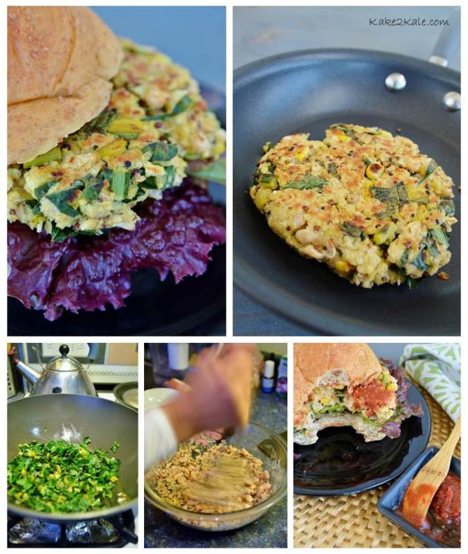 Quinoa Burger Kake2Kale