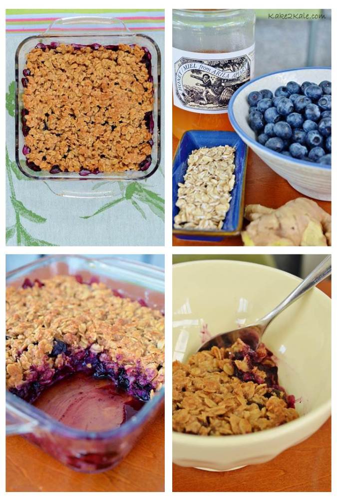 Blueberry Ginger Crumb Cake kake2kale