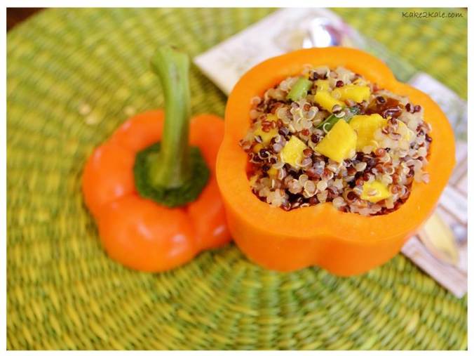Quinoa Stuffed Peppers from Kake2kale.com