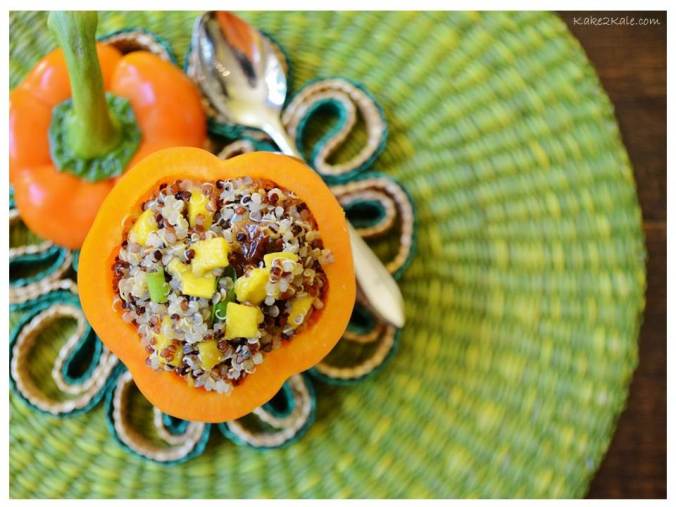 Quinoa Stuffed Peppers from Kake2kale.com